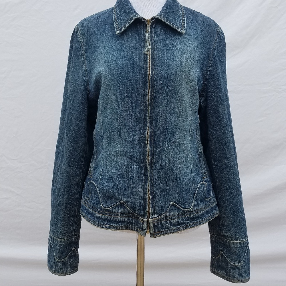 Vintage Wrangler Outerwear Denim Jean Jacket Large